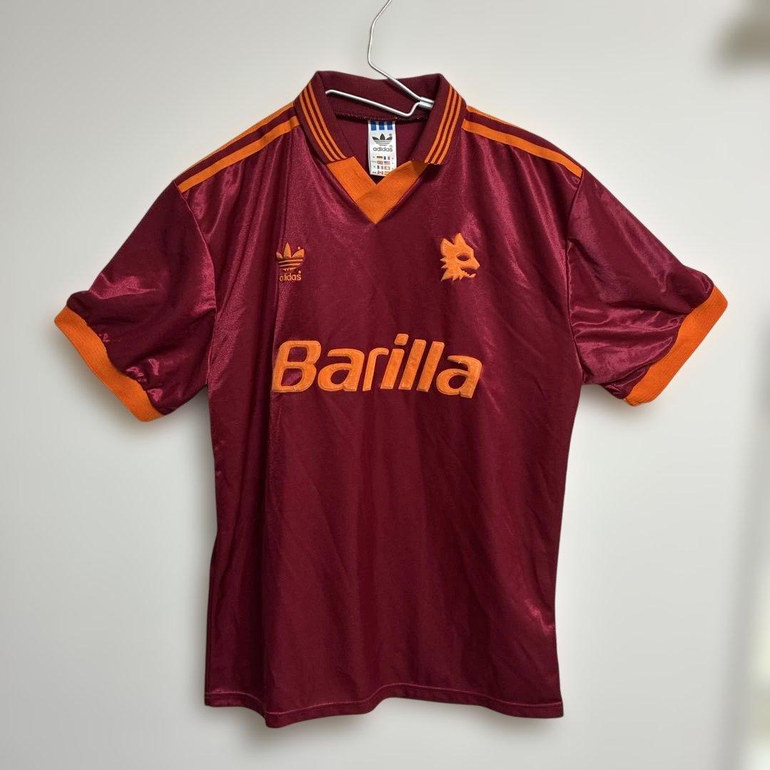 adidas AS Roma サッカーシャツ Mサイズ(ヨーロッパサイズ)