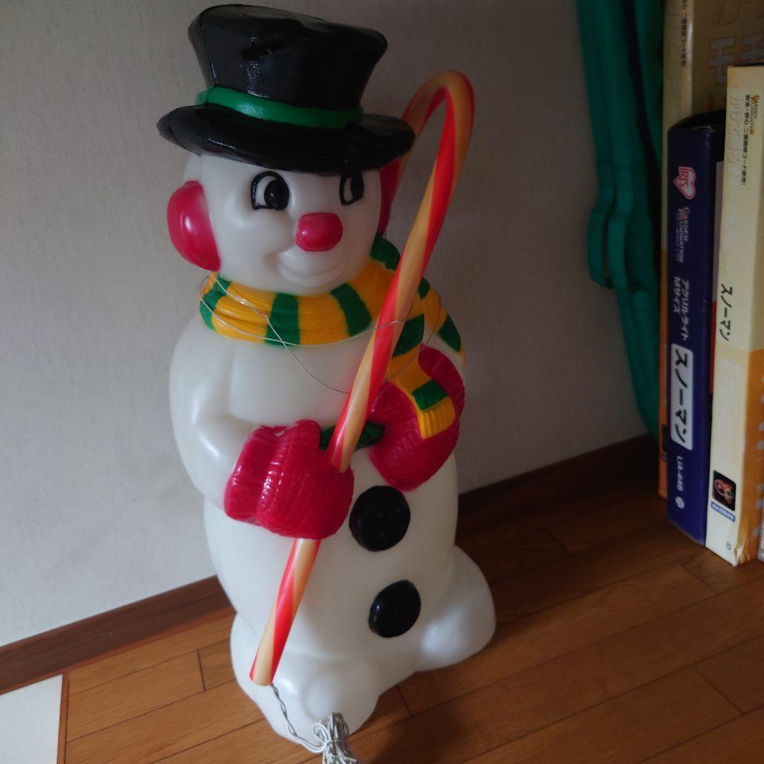【特大】迫力ある！雪だるまのクリスマスイルミネーション ！