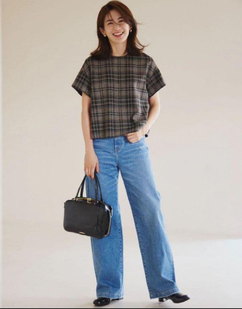 ２３区新品✨️ツイーディエトワールブラウス　カットソー　Tシャツ　iCBダントン