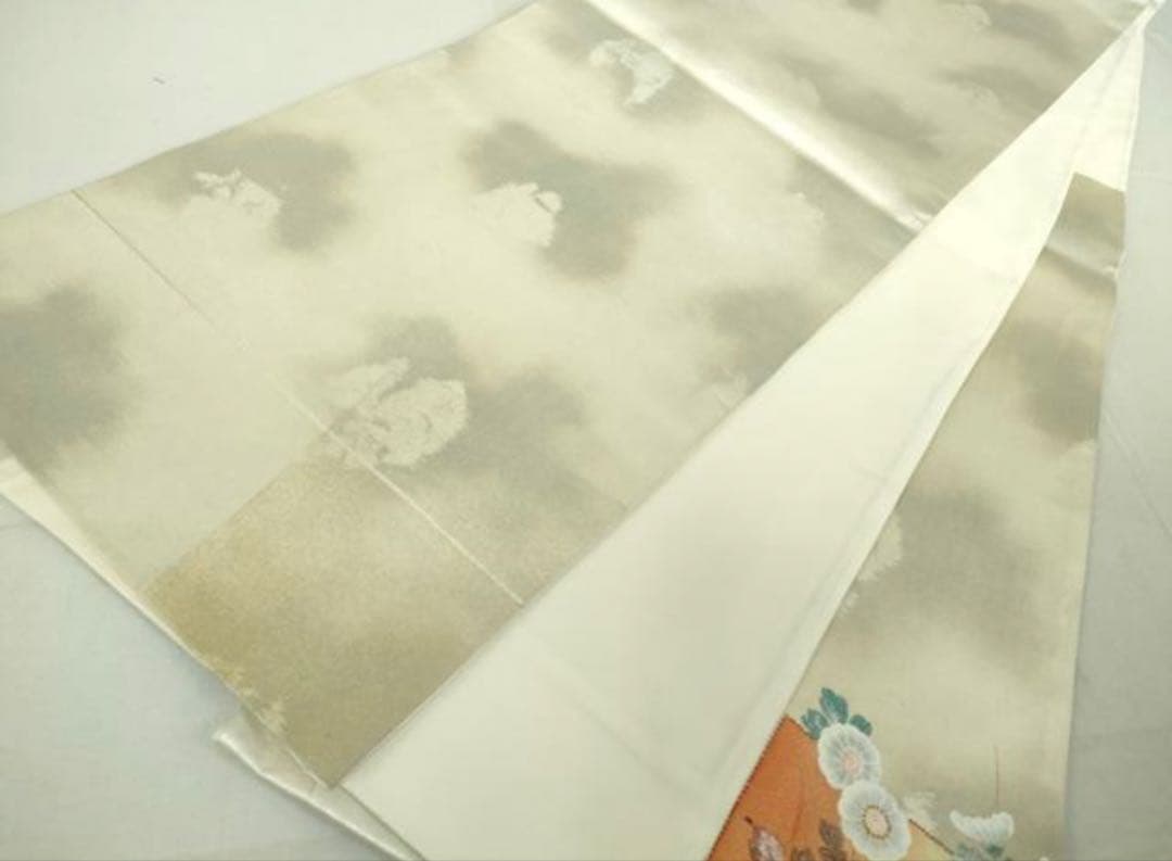 振袖フルセット6点M〜Ｌサイズ　正絹　鴛鴦花文　売り切り終了