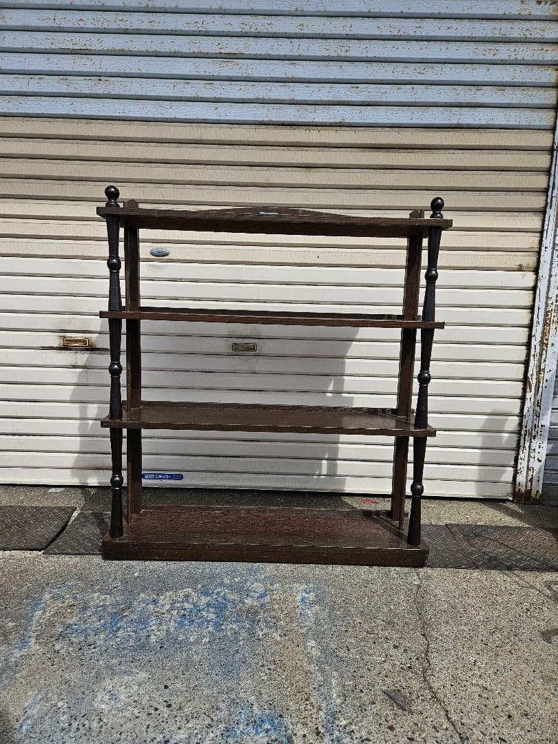 ジャパンヴィンテージ 木製の本棚 ブックシェルフ オープンラック 飾り棚