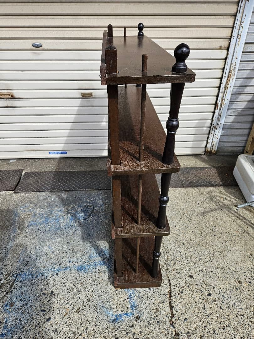 ジャパンヴィンテージ 木製の本棚 ブックシェルフ オープンラック 飾り棚