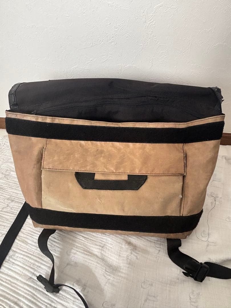 ノ*ブ様 FREITAG メッセンジャーバッグ ベージュ/青