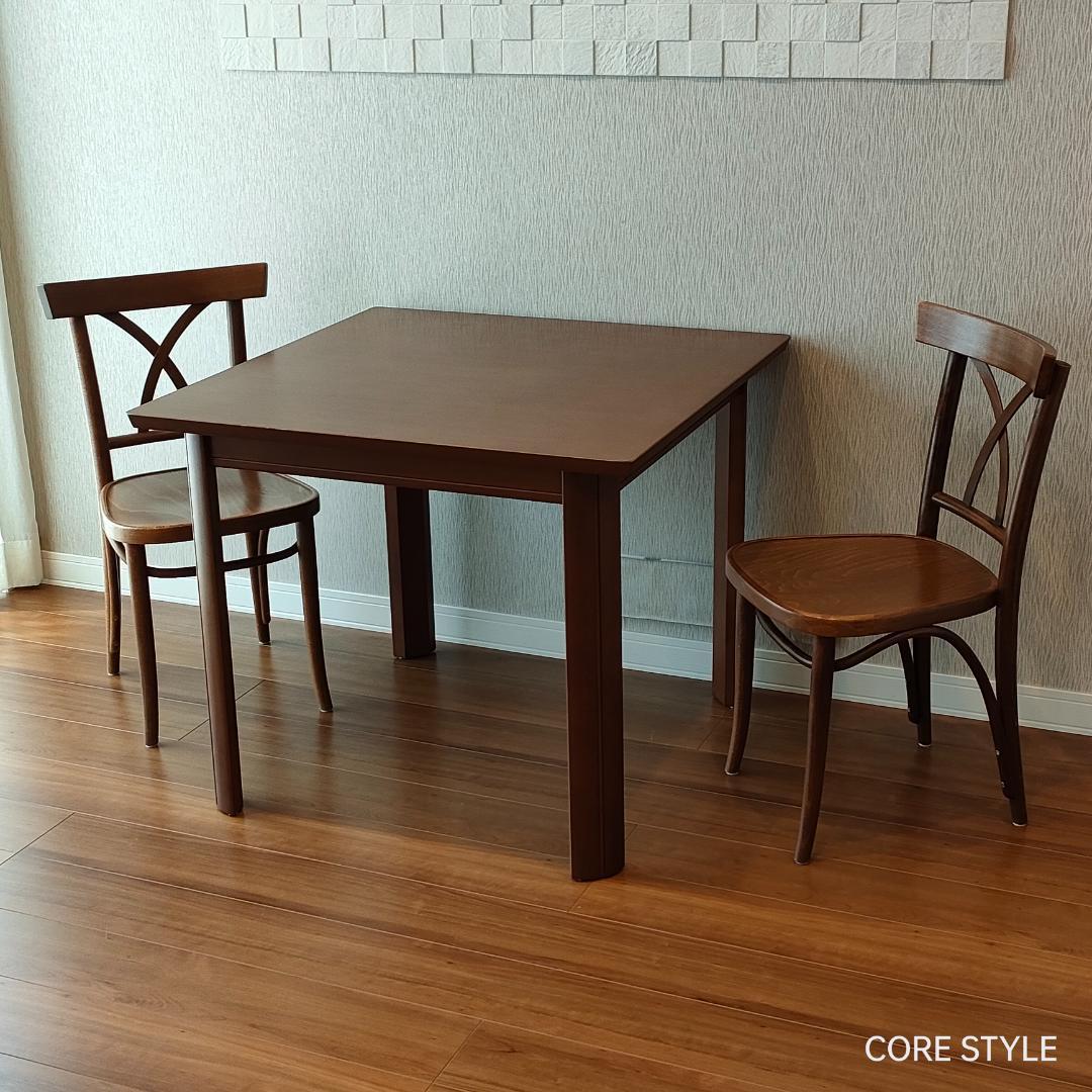 美品　フランスベッド　ダイニングテーブルセット　椅子2脚付き