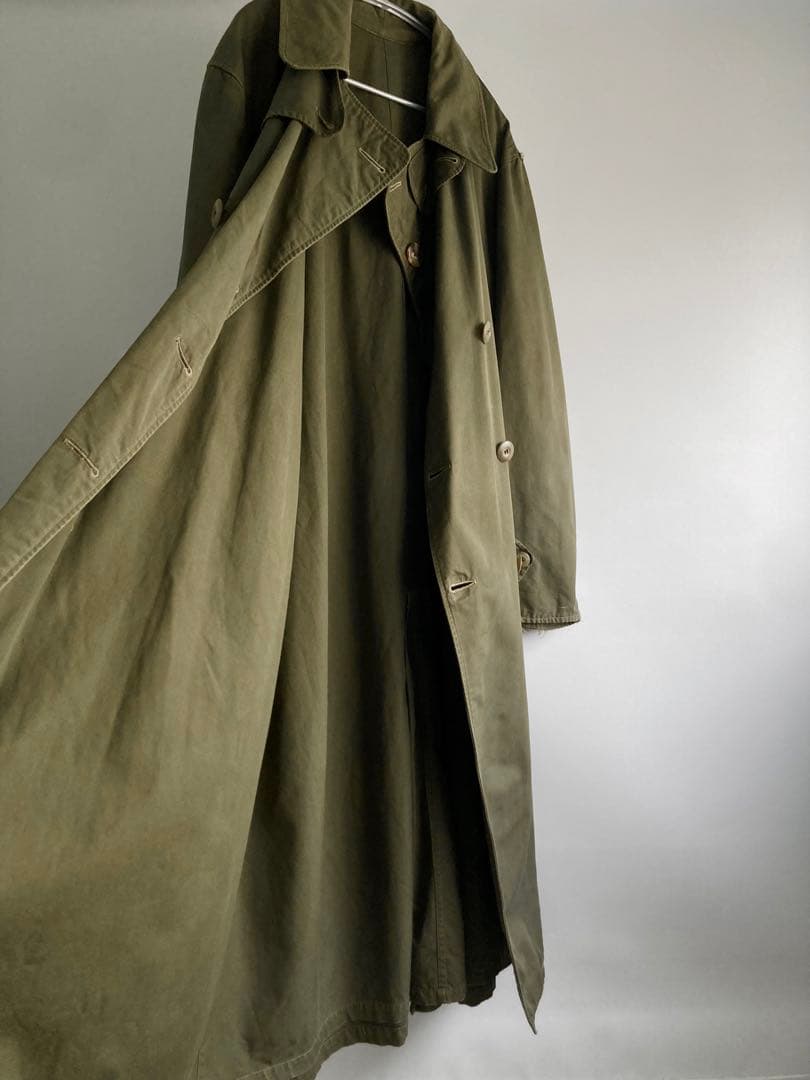 ジャケット・アウター 50s French Military Officer Trench Coat