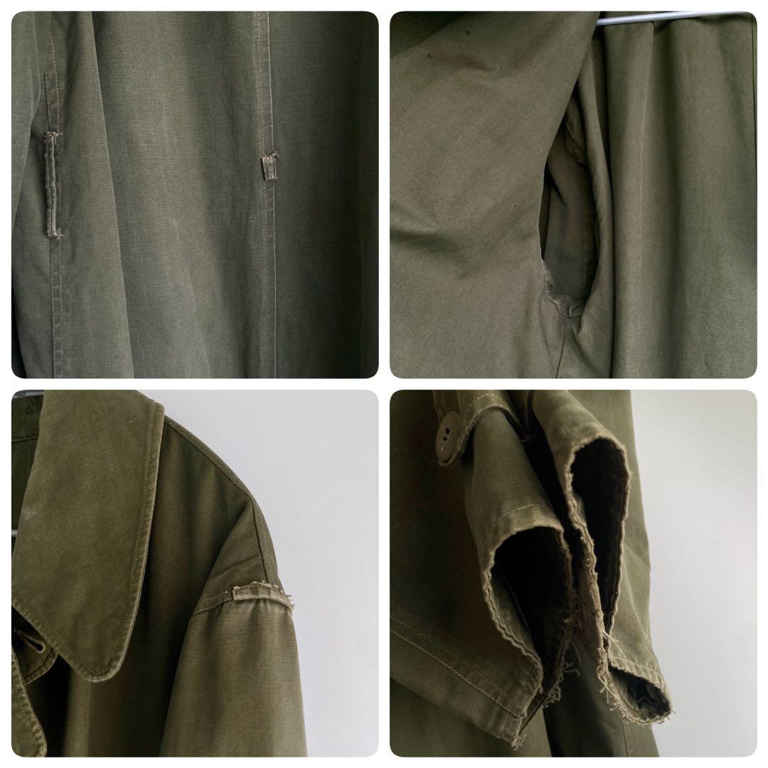 ジャケット・アウター 50s French Military Officer Trench Coat