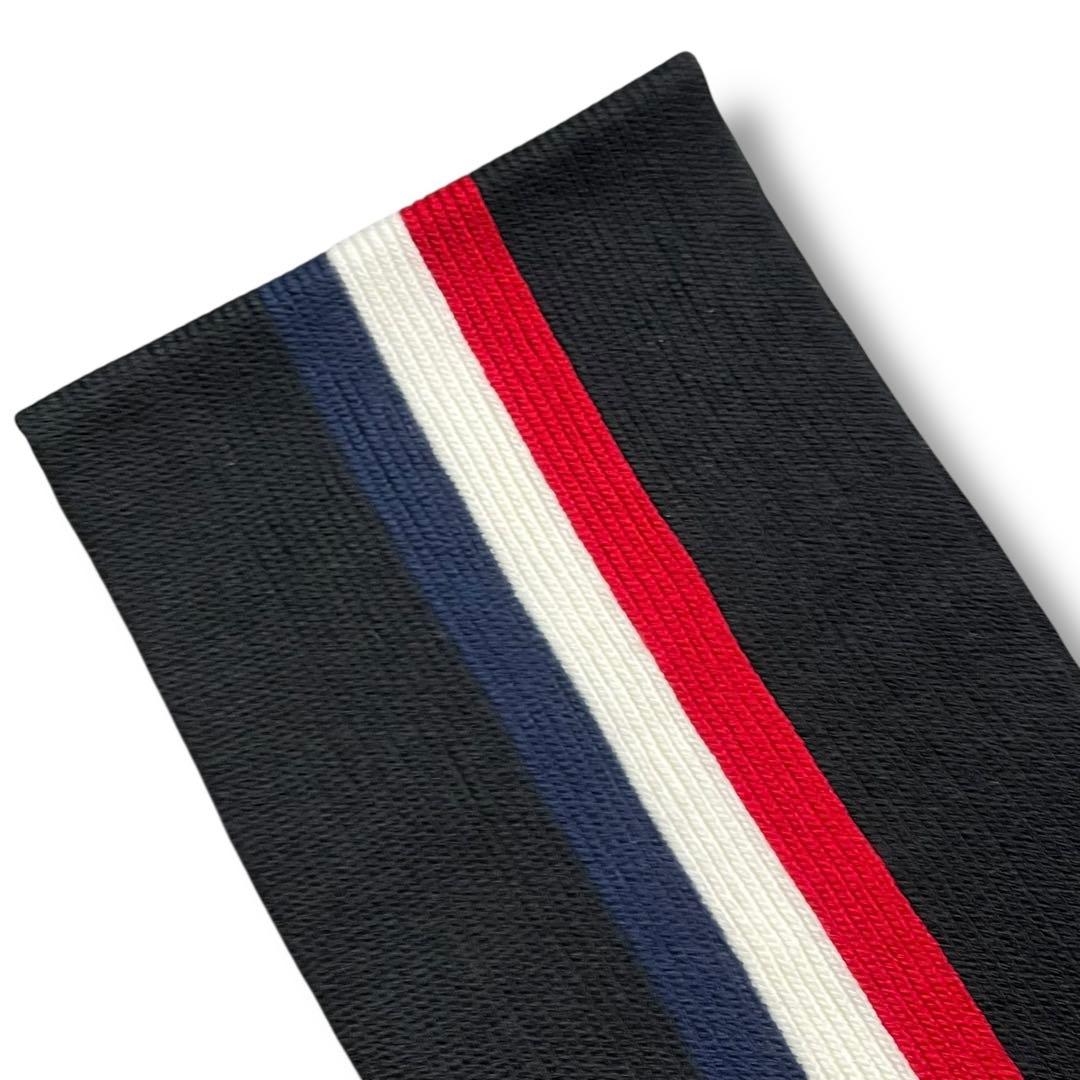 美品 MONCLER モンクレール トリコロール ロゴ マフラー ウール 人気