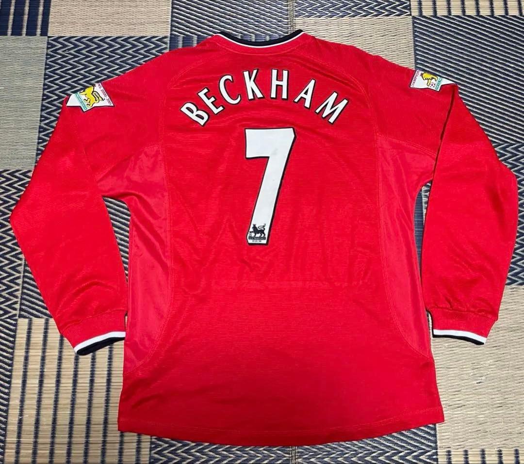 01-02 マンチェスター ユナイテッド ホーム ユニフォーム　ベッカム M