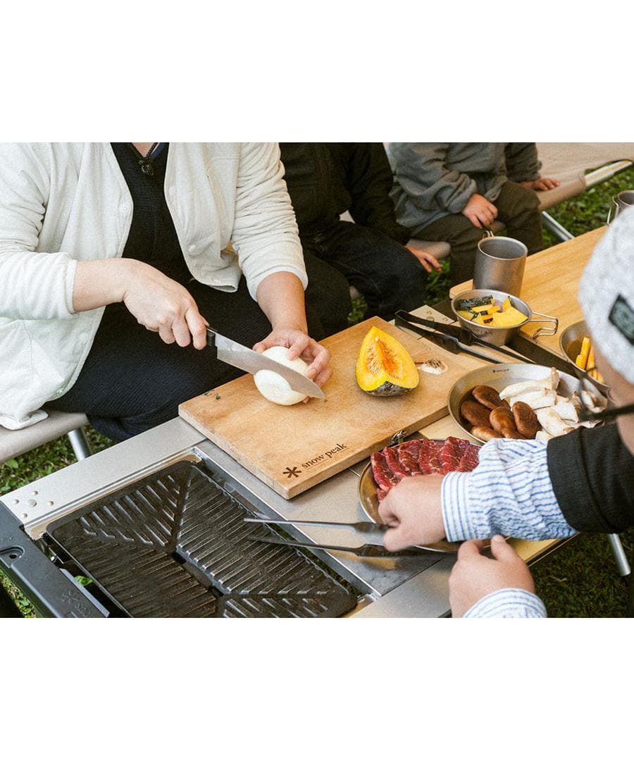 新品・未使用 マナイタセット L ＆ キッチンメッシュケース L スノーピーク