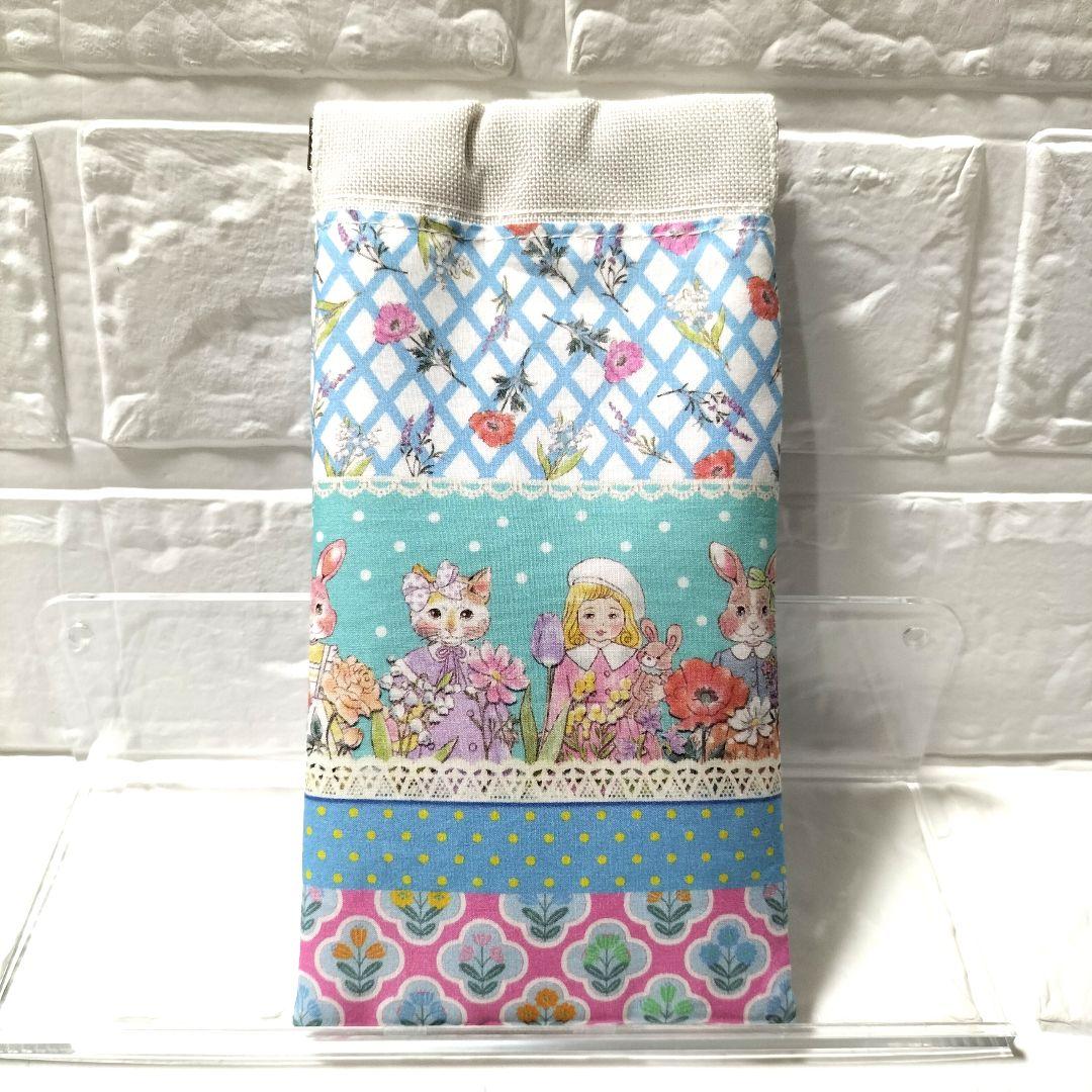 ちと❇️【ジョリーフルール】縦長バネ口ポーチ