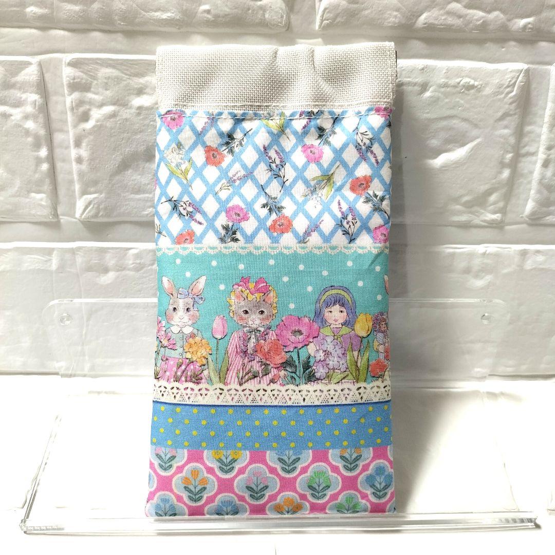 ちと❇️【ジョリーフルール】縦長バネ口ポーチ