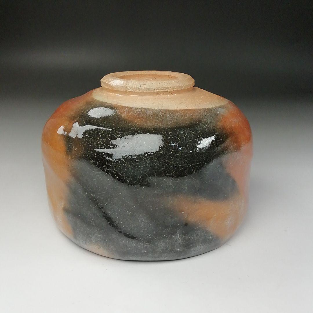 Ｔ２２５　茶碗　『赤茶碗』『佐々木松楽造』　共箱　抹茶碗　茶道具