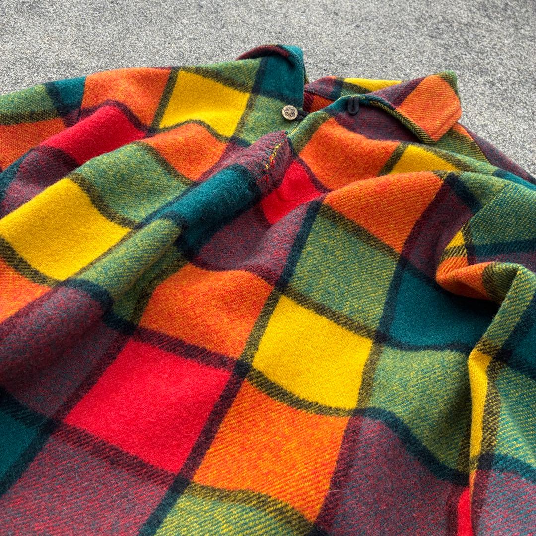 トップス 50s-70s PENNEY'S crazy block anorakshirt