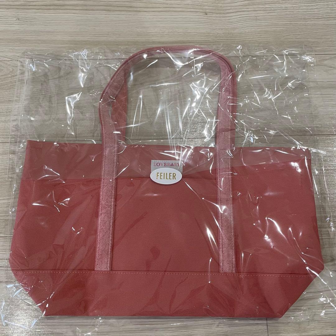 オールドテディガール ワッペントートバッグ ピンク【大】