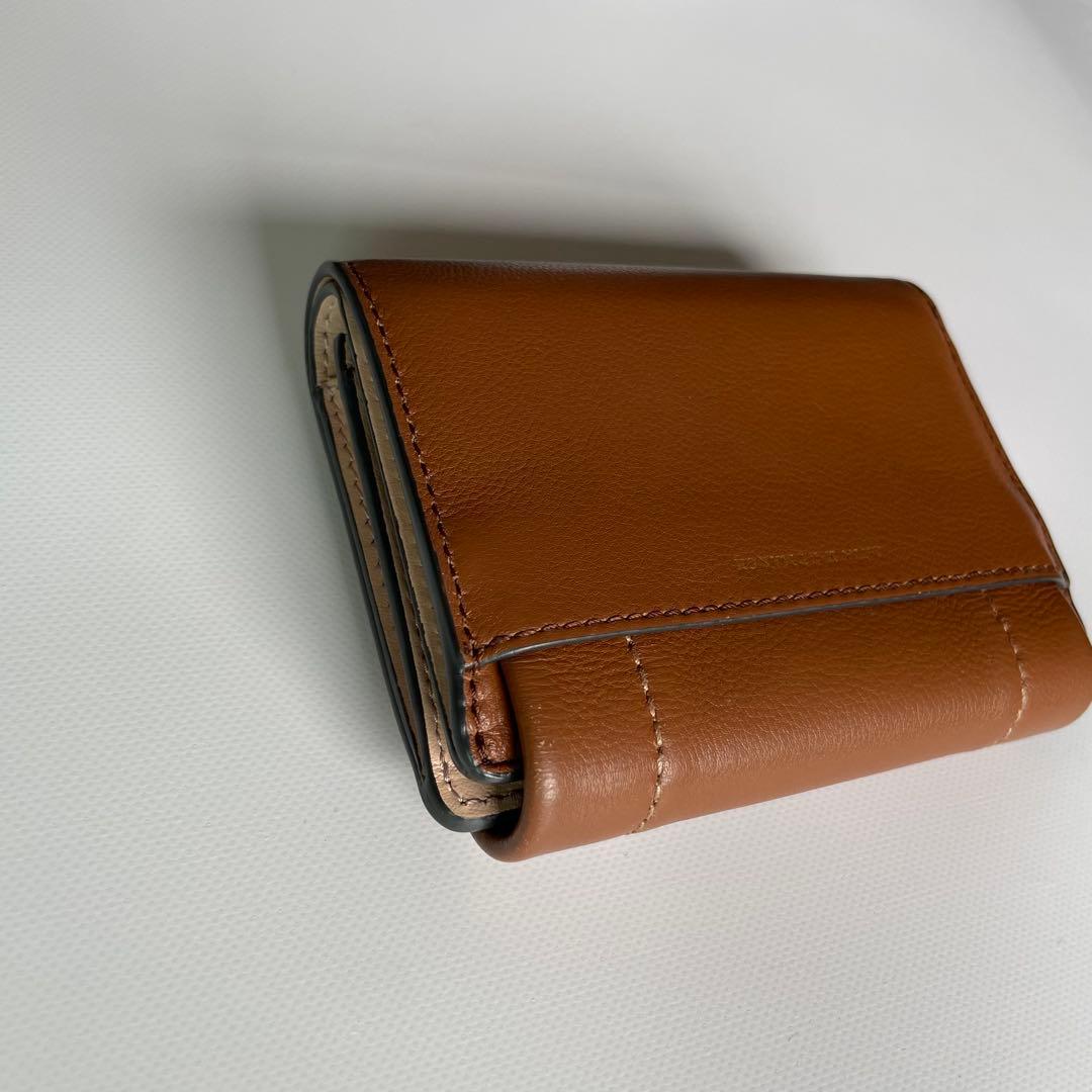 【専用】ANYA HINDMARCH ブラウン 三つ折り財布　ロープリボン