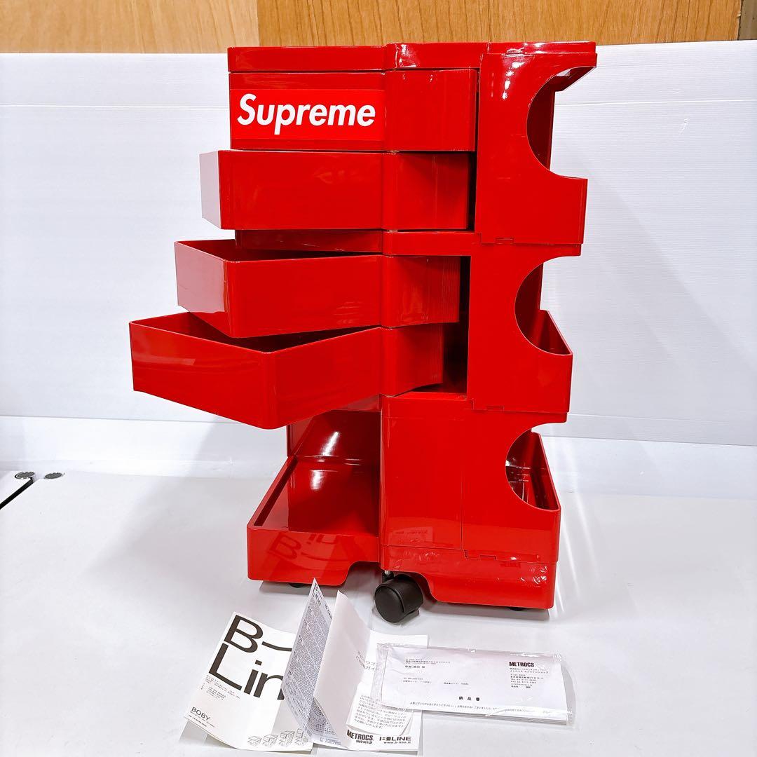 ★正規品★B-LINE ボビーワゴン3段4トレイ レッド赤