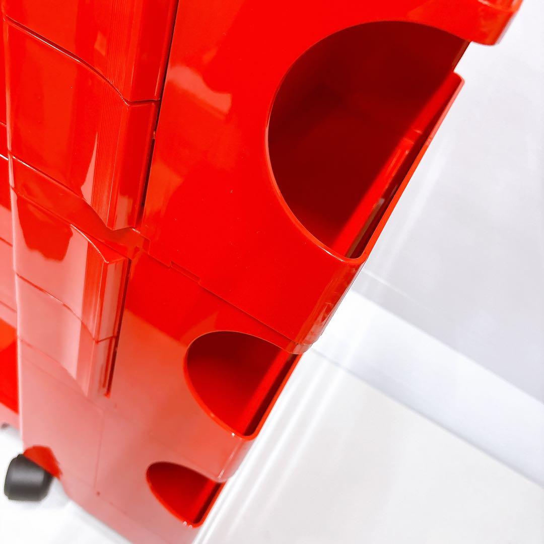 ★正規品★B-LINE ボビーワゴン3段4トレイ レッド赤