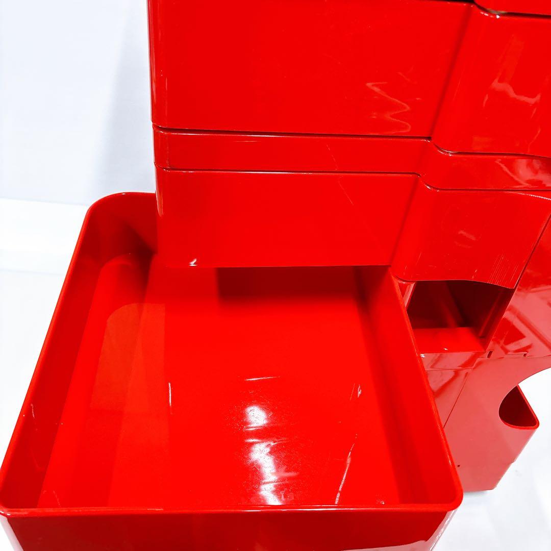 ★正規品★B-LINE ボビーワゴン3段4トレイ レッド赤