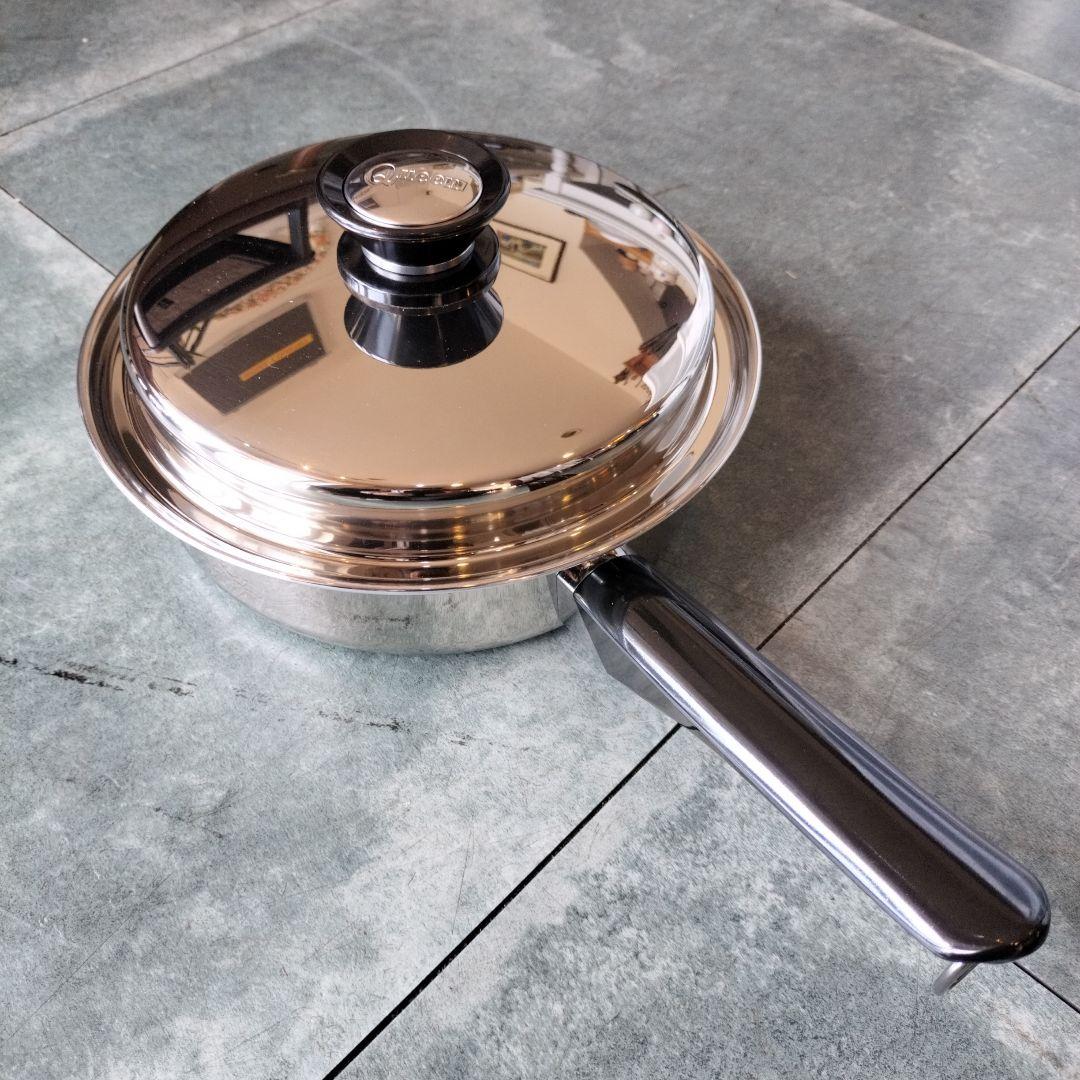 未使用品！アムウェイ　クィーン　中フライパン 蓋付き②