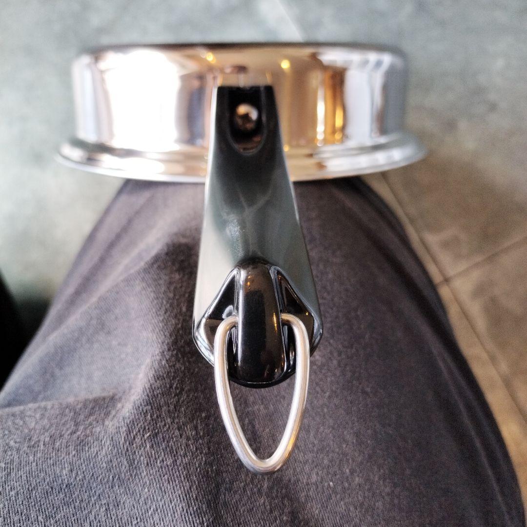 未使用品！アムウェイ　クィーン　中フライパン 蓋付き②