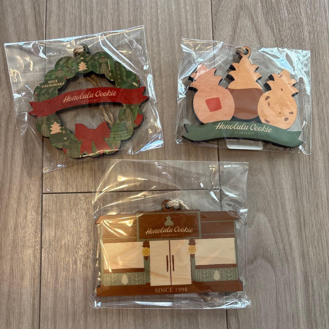 【新品未使用】ホノルルクッキー　オーナメント　クリスマス
