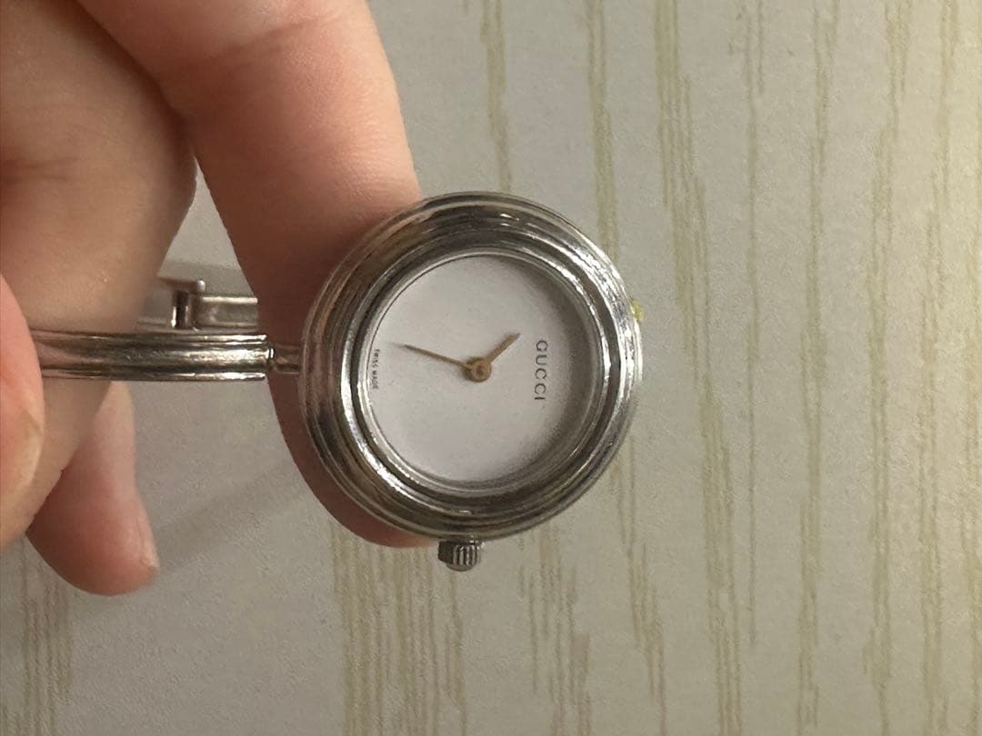 OLD GUCCI アナログ腕時計 シルバー ※修理必須