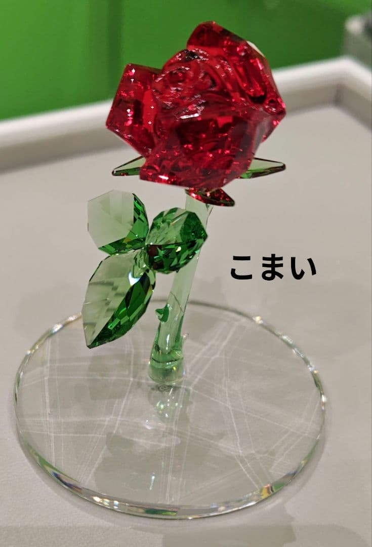 【状態の確認をお願いします】スワロフスキー　美女と野獣　魔法のバラ