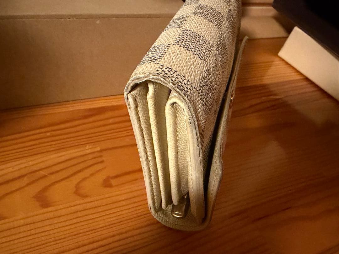 ルイ・ヴィトン ダミエ柄 三つ折り財布