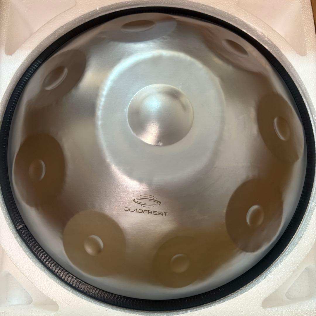 ハンドパン 9音 432Hz シルバー 45cm GLADFRESIT