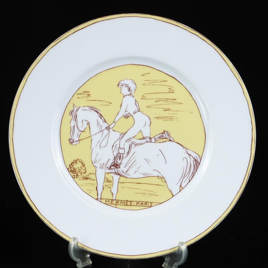 Y2910-3 エルメス ミレニアムプレート 2000年初めての朝 プレート　た
