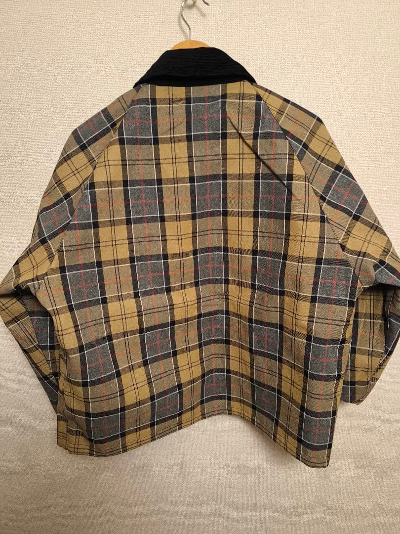 Barbour トランスポート　リバーシブルブルゾン ノンワックス　ネイビー40