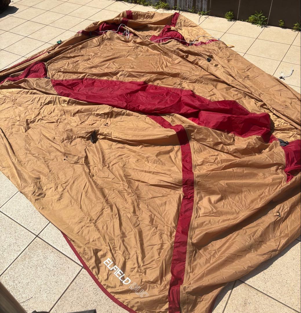  peak エルフィールドDUO SDX-002 グランドシート付き