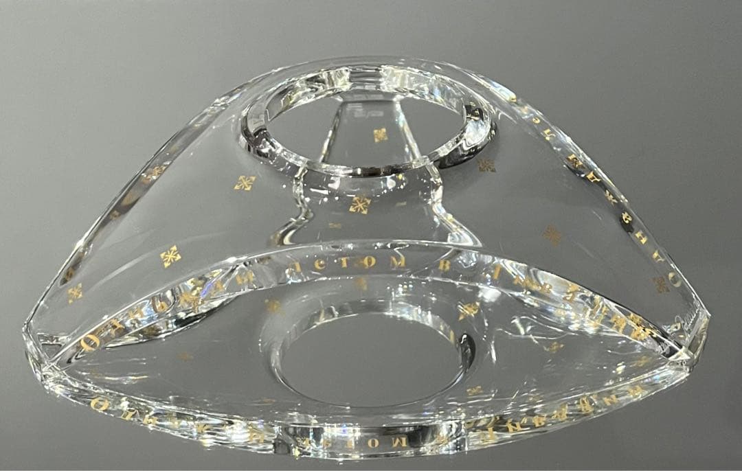 BACCARATバカラ/※個数限定シリアルNo 約2kg金彩土台 シリウスボール