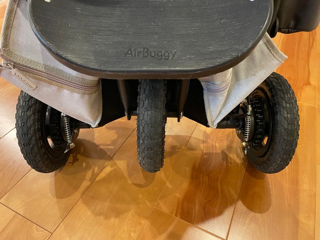 エアバギー ココプレミア　デニム生地　折りたたみベビーカー