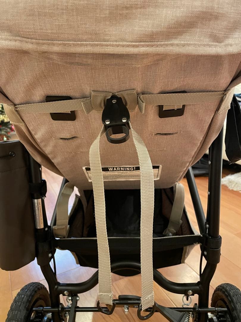 エアバギー ココプレミア　デニム生地　折りたたみベビーカー