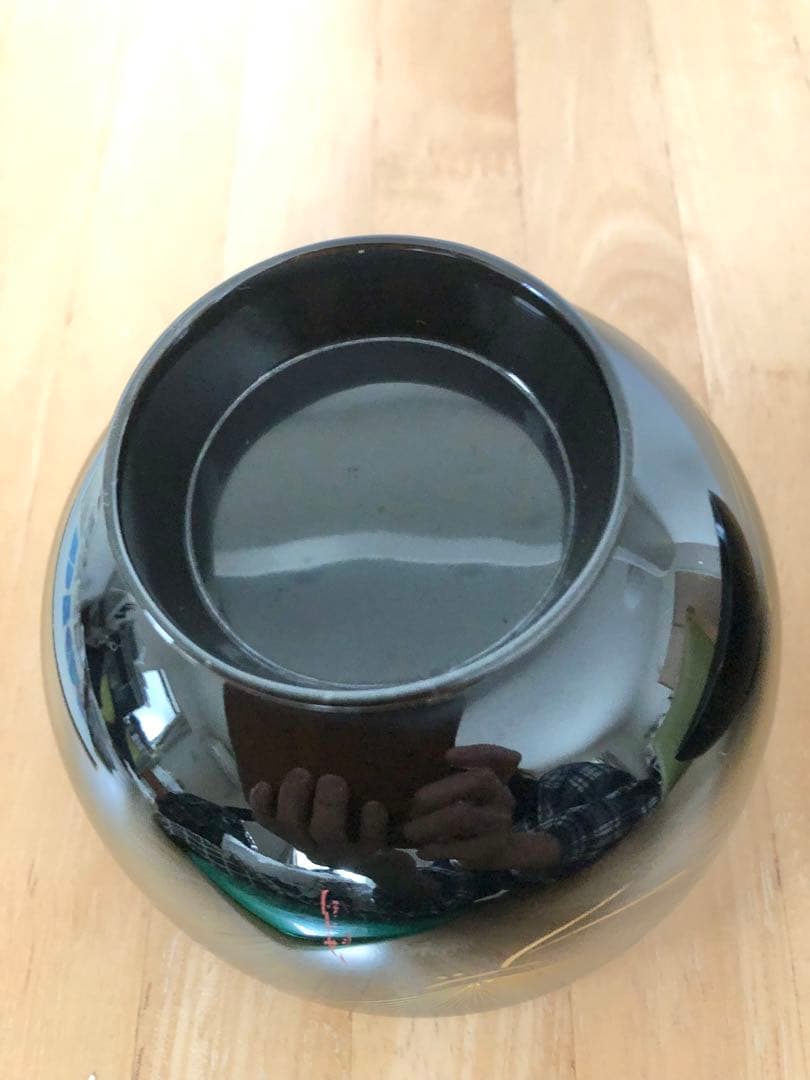 【輪島塗】【希少】木製漆器 吸物椀 蓋付き（見開きまで模様付き）5客セット