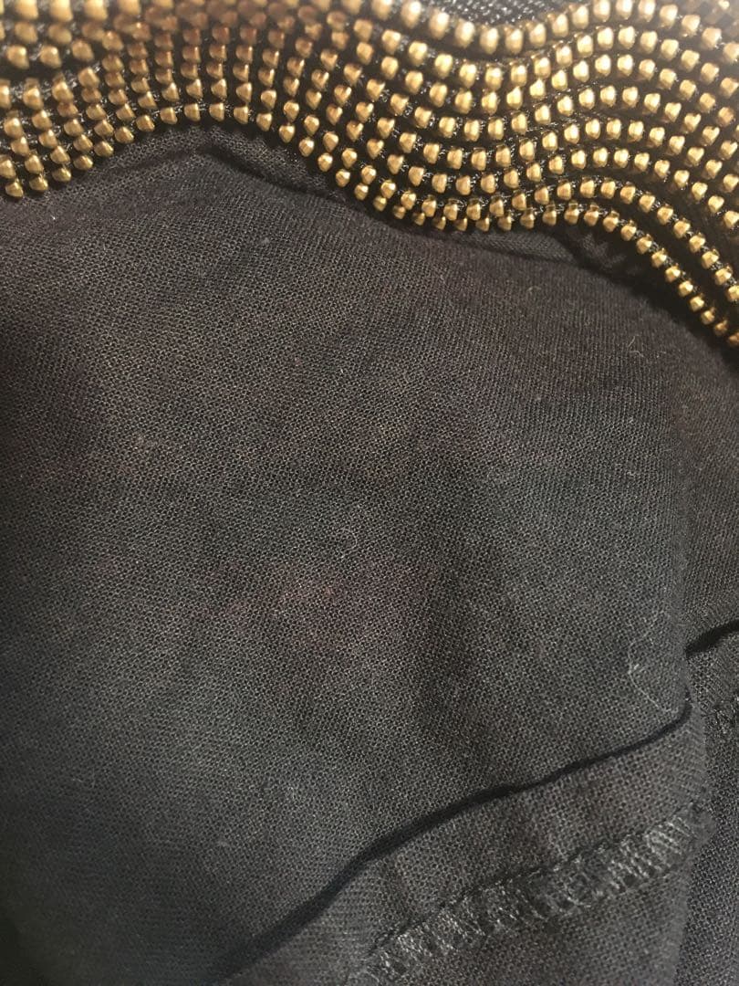 2005SS ファスナー 黒 トップス Sサイズ