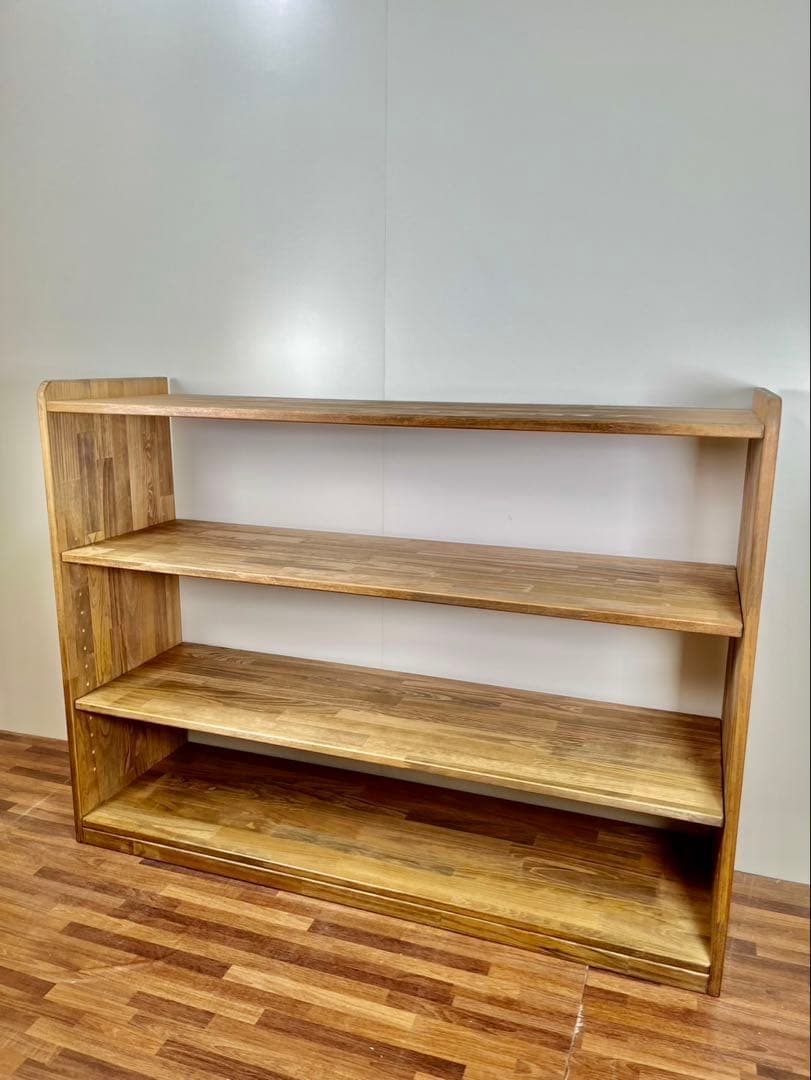 おもちゃ棚　オールナット