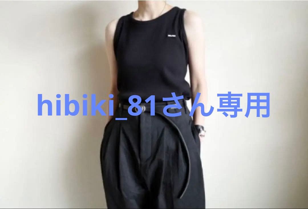 BELPER ブラック タンクトップ 新品タグ付き