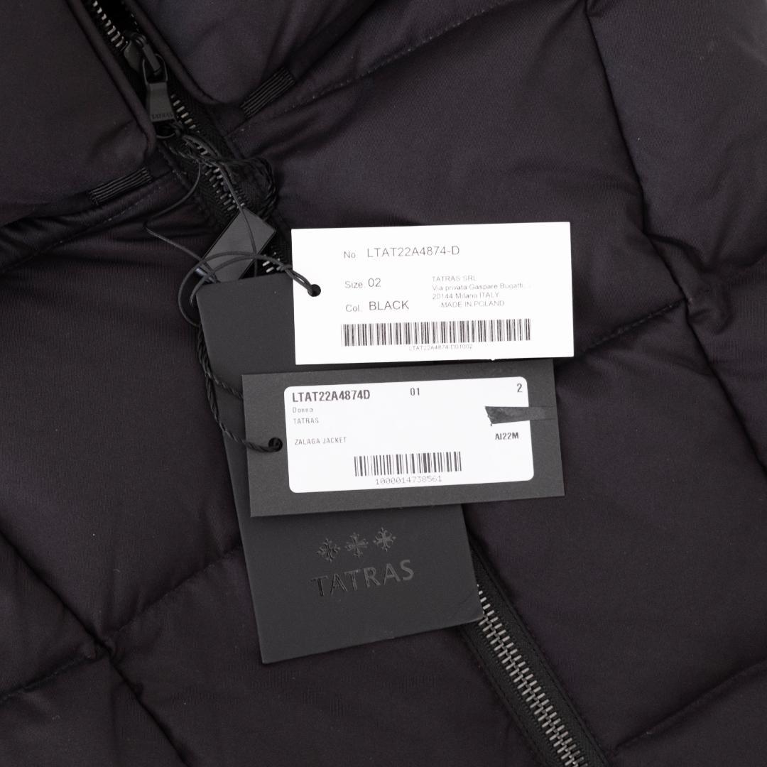 TATRAS タトラス ZALAGA ザラガ ダウンベスト ブラック ファー M