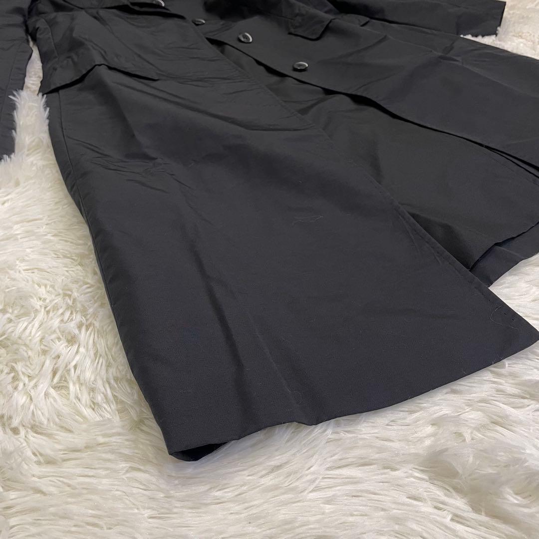 良品 マックスマーラ レインウェア トレンチコート ベルト付 ブラック