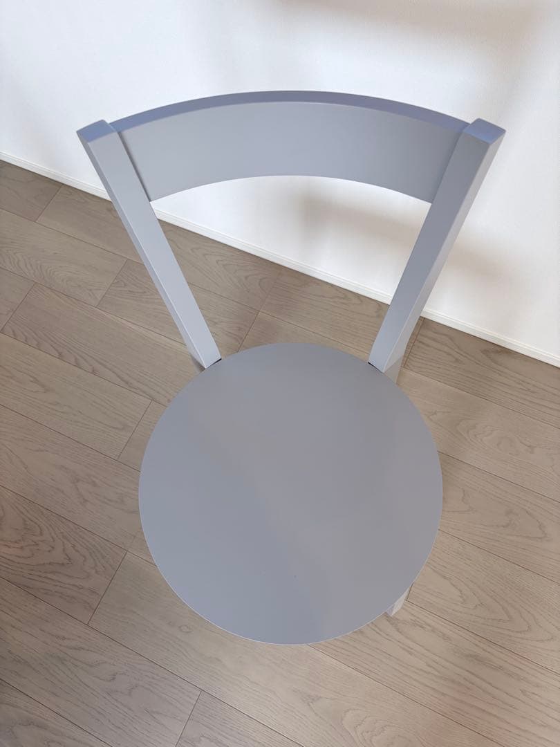 【新品】FIS（藤栄）ホアチェア　ビーチ　パープルグレー ダイニングチェア