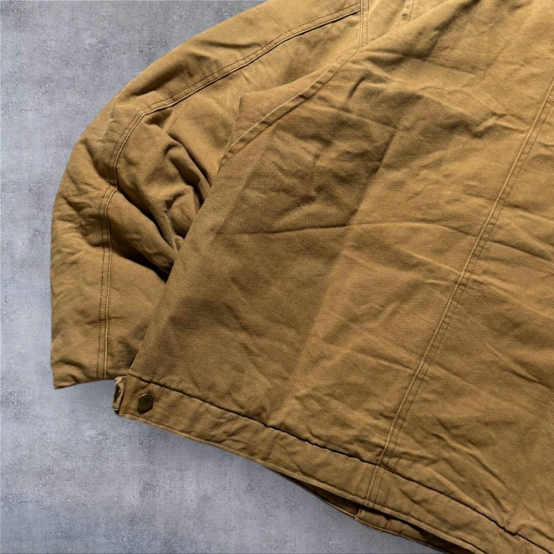 2304古着90年代USA製INDIANAダックジャケット短丈TALONジッパー