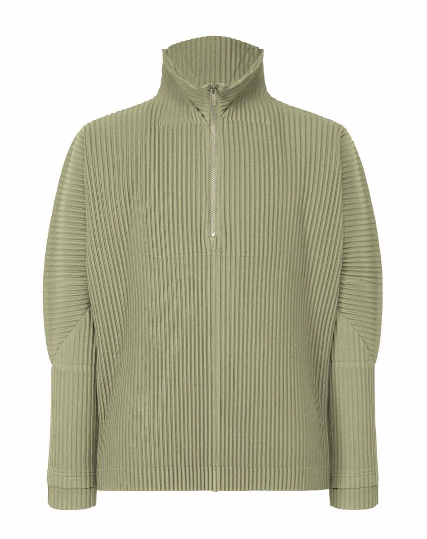 homme plisse オムプリッセ ハーフジップ