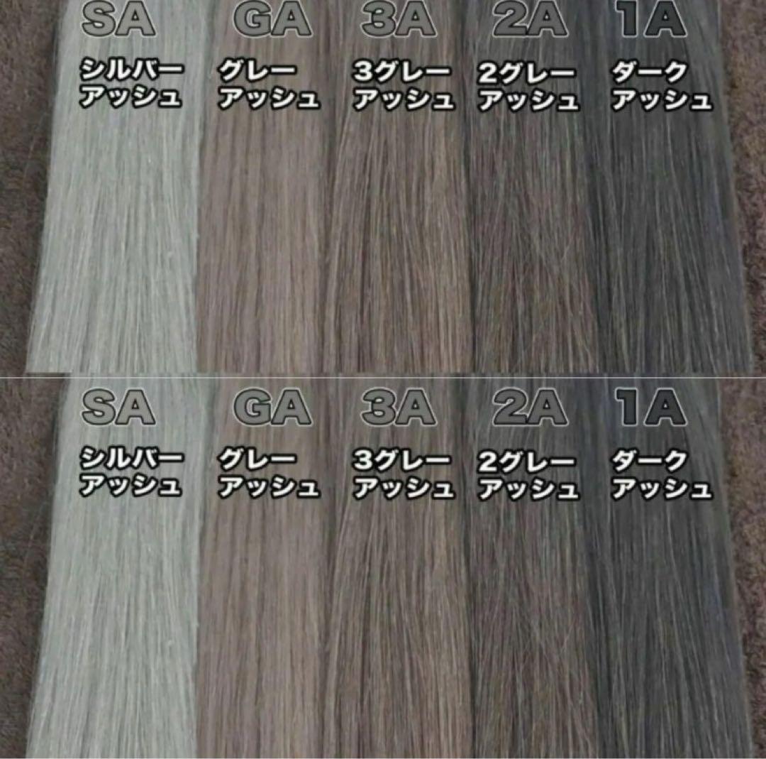 1Bを、100 シルバーアッシュを、50 　シールエクステ