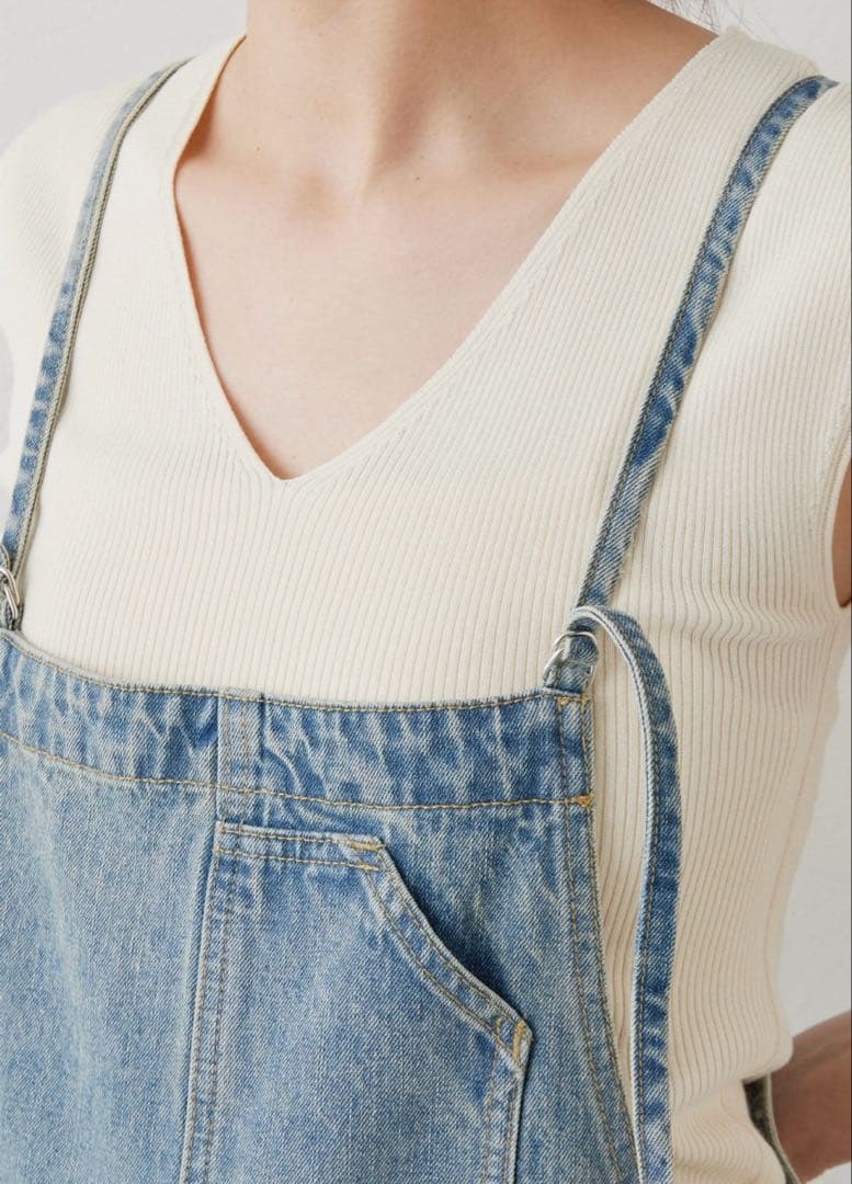 新品未使用 GALLARDAGALANTE ガリャルダガランテ　デニムサロペット