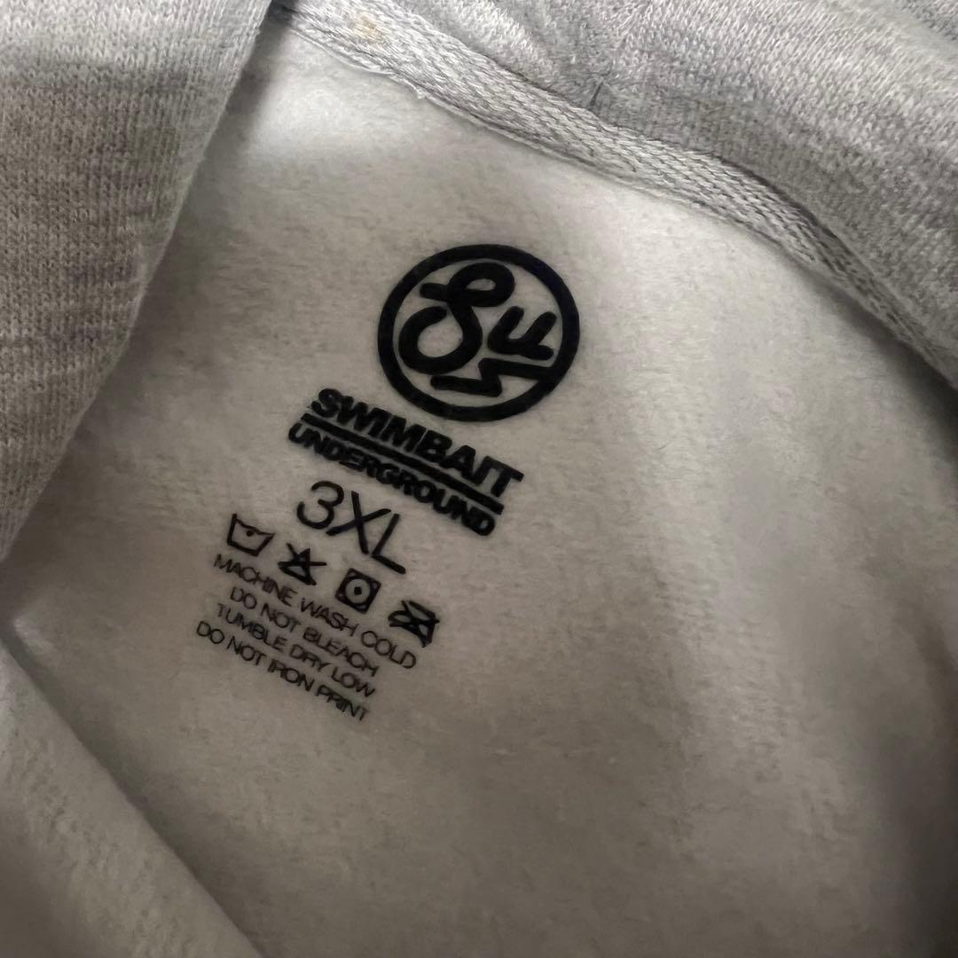 スイムベイトアンダーグラウンド　パーカー　3XL