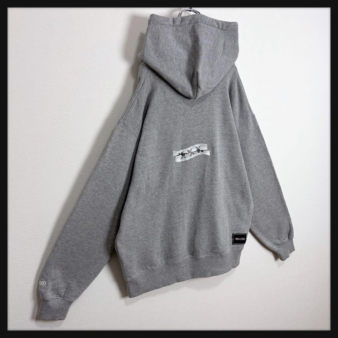 【限定コラボ】ウィンダンシー★ゴッドセレクション 両面刺繍ロゴパーカー 人気L