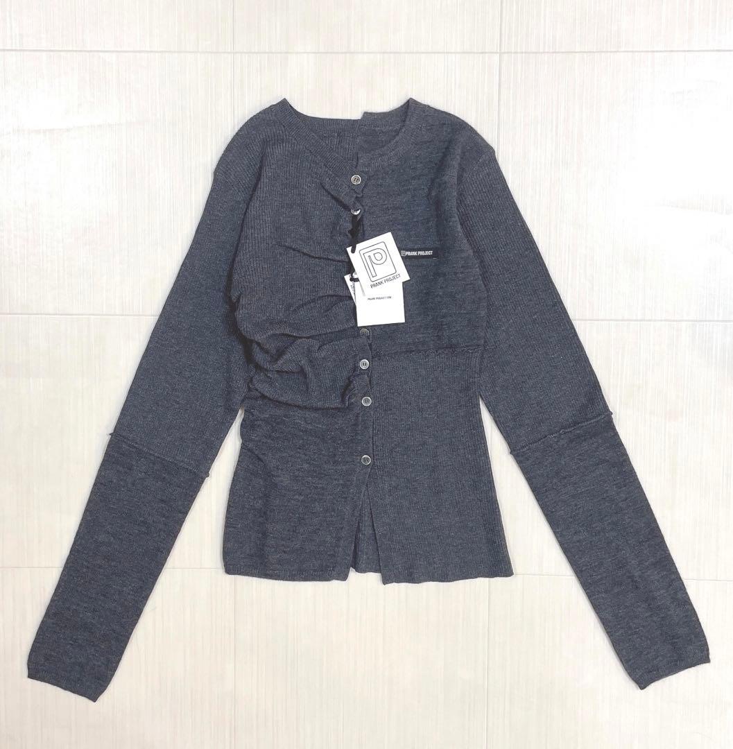 未使用タグ付き✨ PRANK PROJECT ランダムボタン ニット