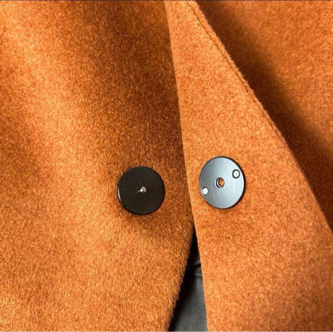 【新品タグ付・未使用】BOLINI 高級高品質ウールカシミヤチェスターコート M